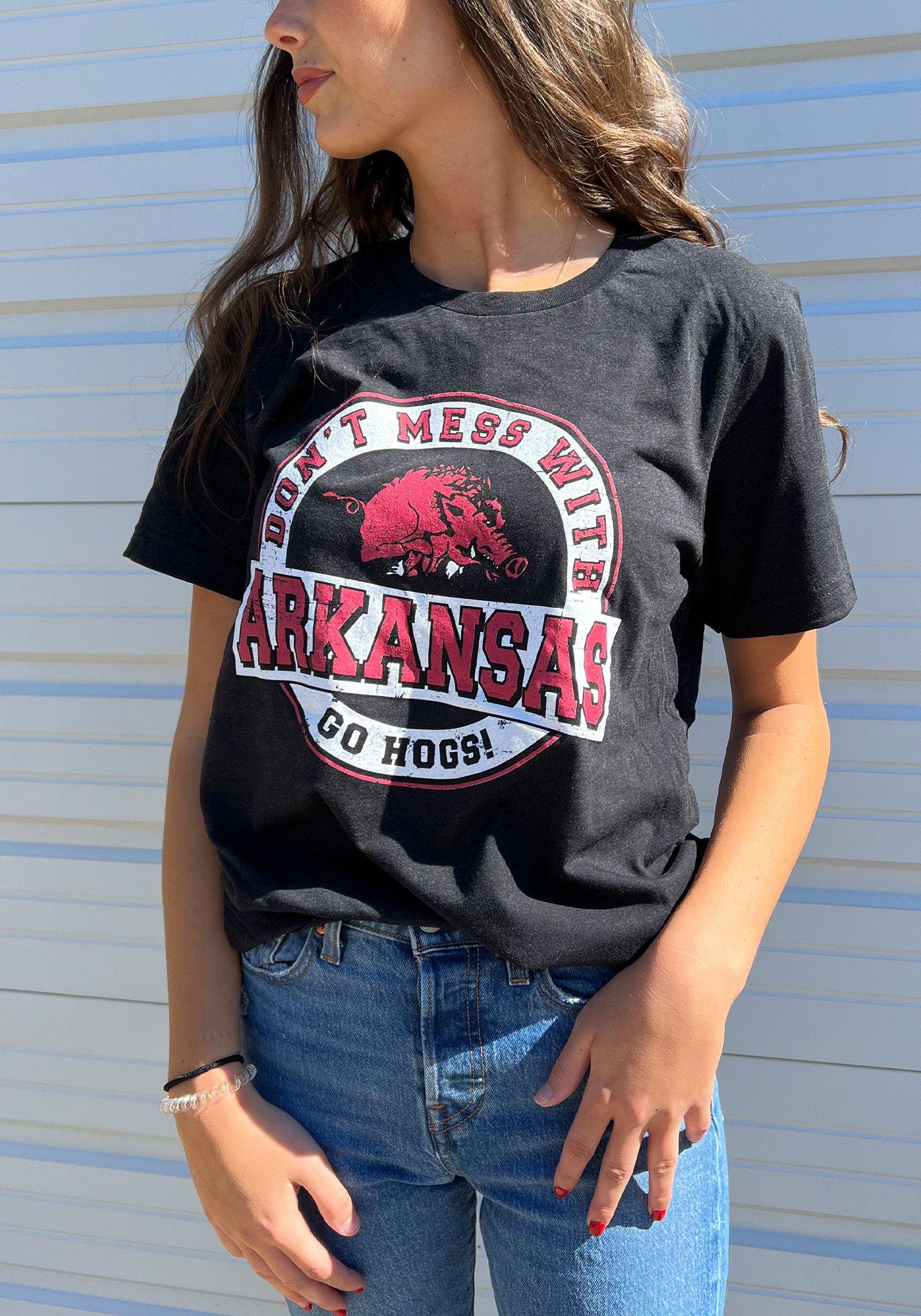 image of: Arkansas Razorbacks "Don't Mess With Arkansas" Short Sleeve Tee