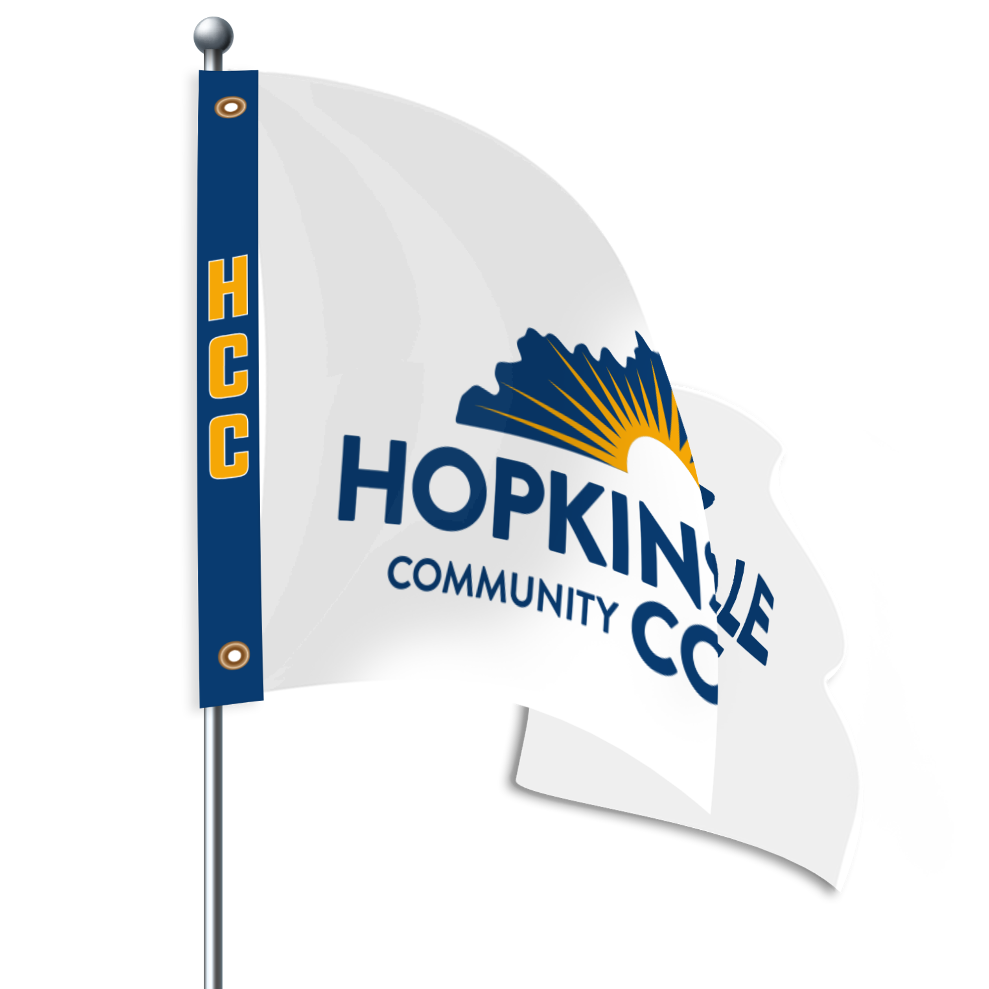 Product image 2 of 2 for KHCC 3'x5' FLAG SUB WHITE