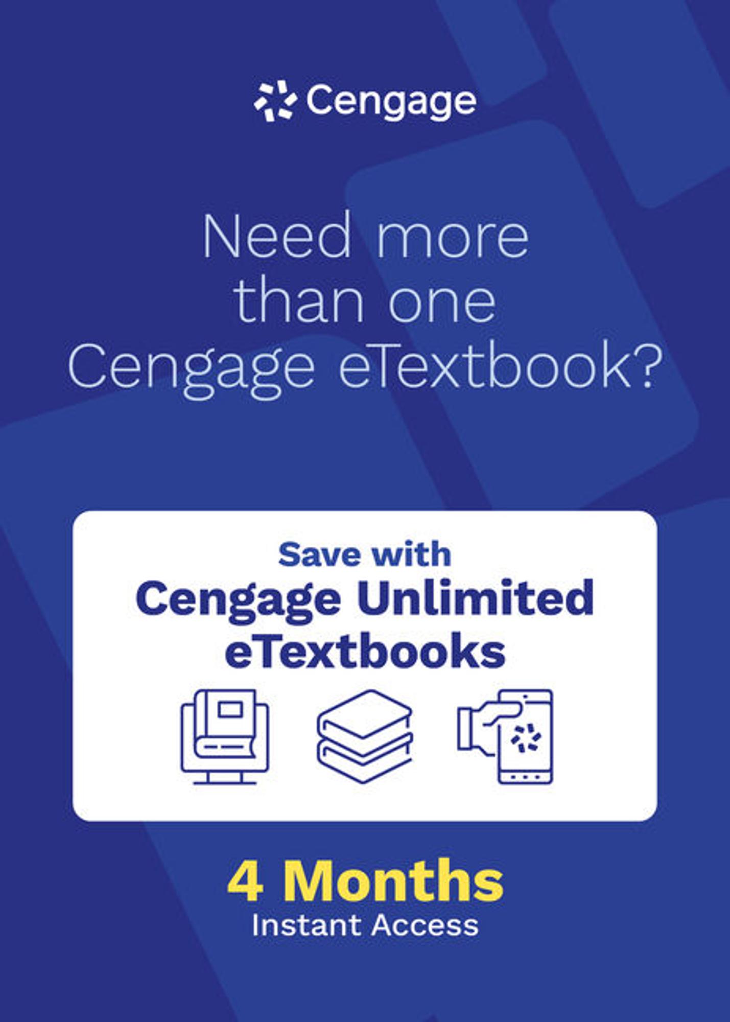 Cover image for PAC - CENGAGE UNLIMITED - 4 MONTHS