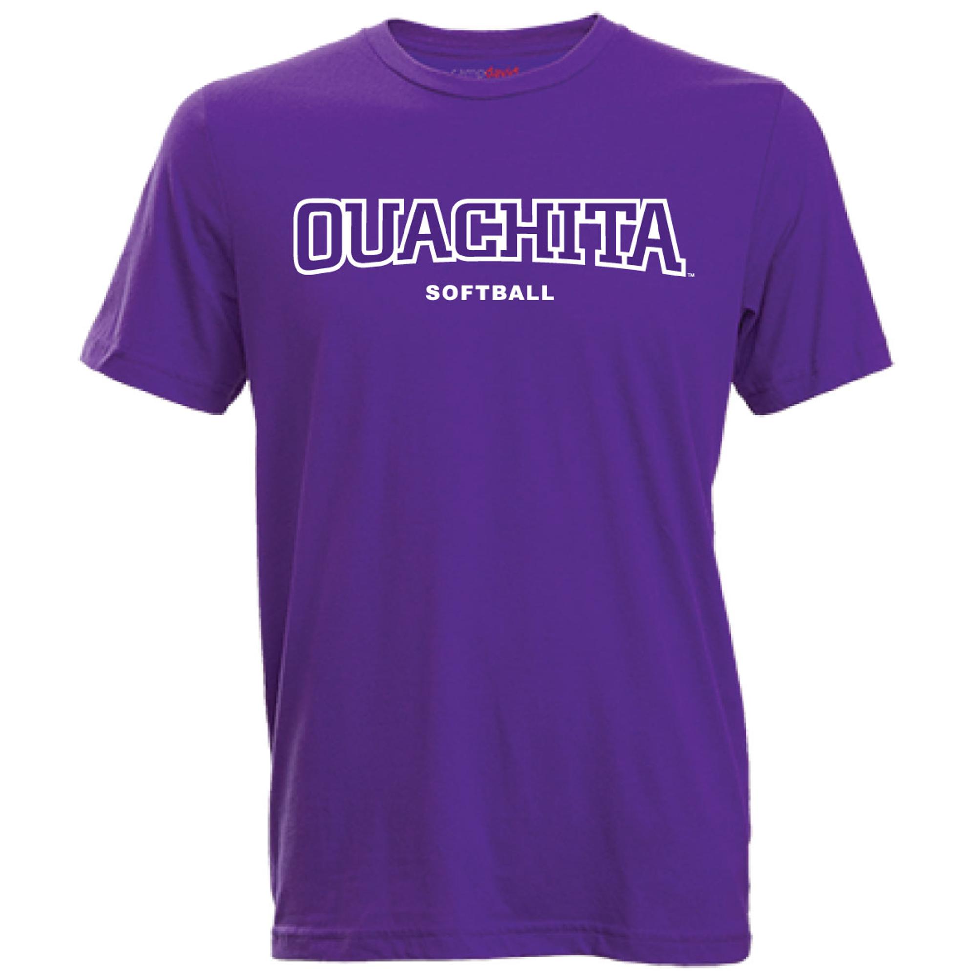image of: Ouachita Softball Cruiser Short Sleeve Tee