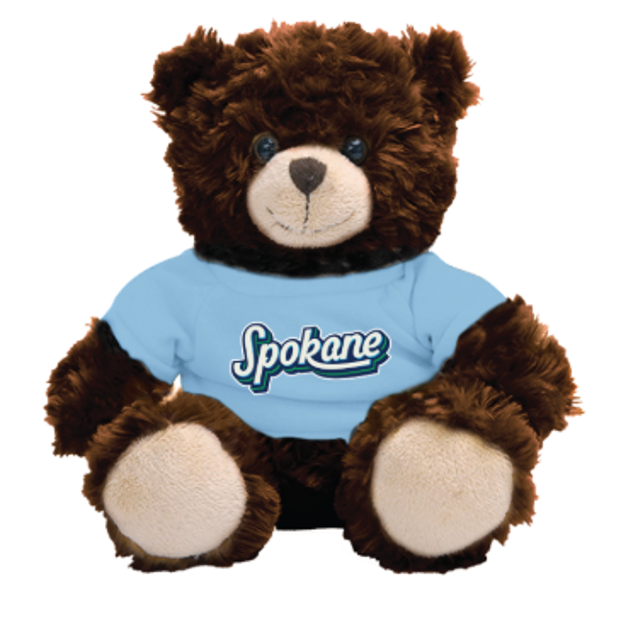 image of: SFCC 6" CHOCOLATE BEAR BLUE TEE