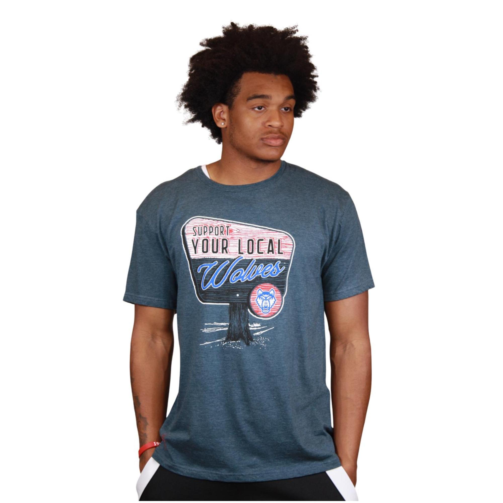 Product image 5 of 8 for SUPPORT YOUR LOCAL WOLVES WOLF LOGO T-SHIRT