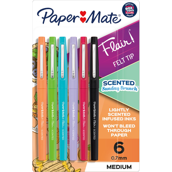 Paper Mate Flair Marker - Asst Med 6Pk BP Scented; $14.84