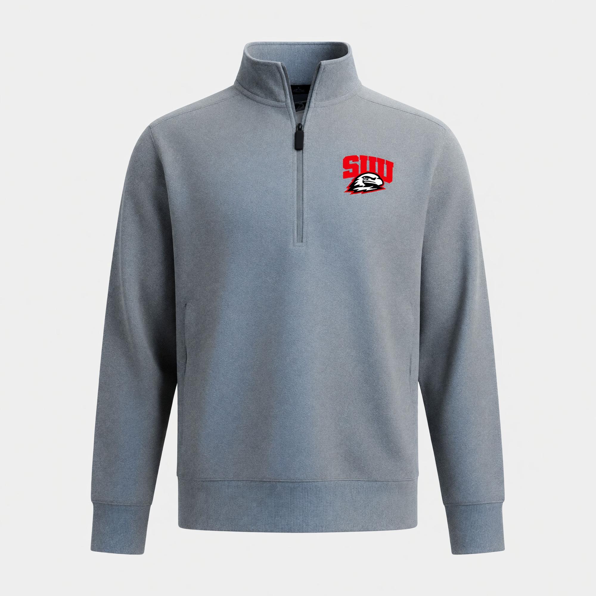 Product image 1 of 1 for J.AMERICA 1/4 ZIP MENS GREY SUU/THOR
