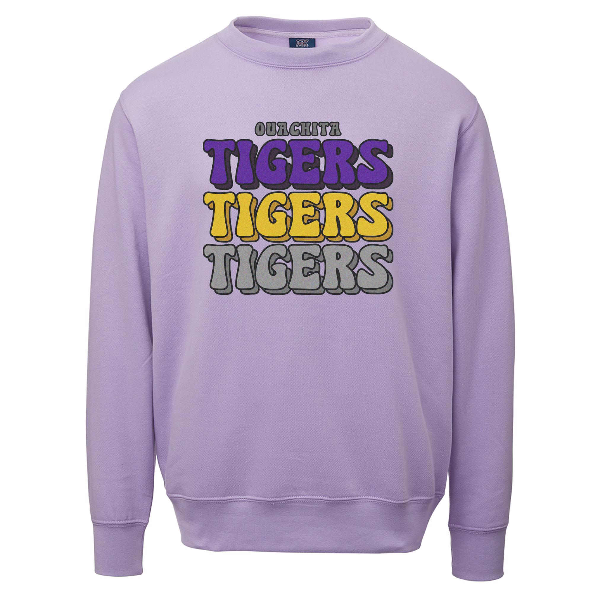 image of: Ouachita Tigers Repeated Fundamental Fleece Crew