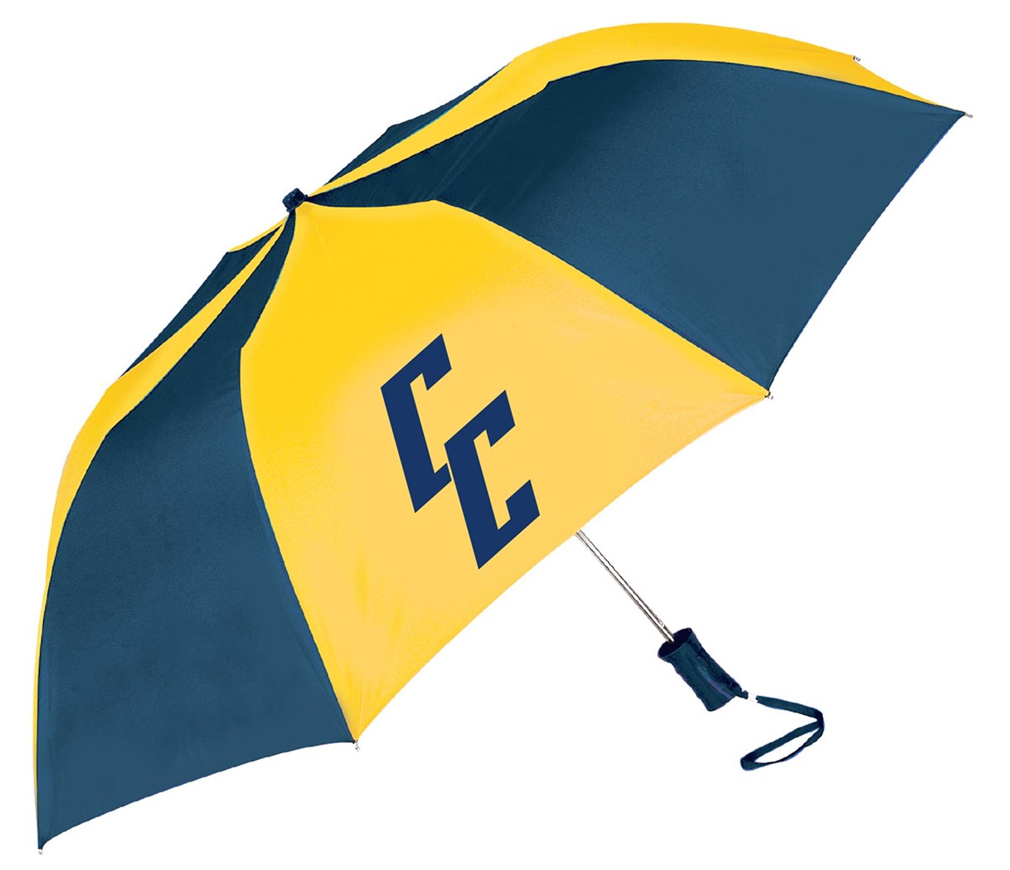 Product image 1 of 1 for Storm Duds CC Fold Umbrella Navy/Gold