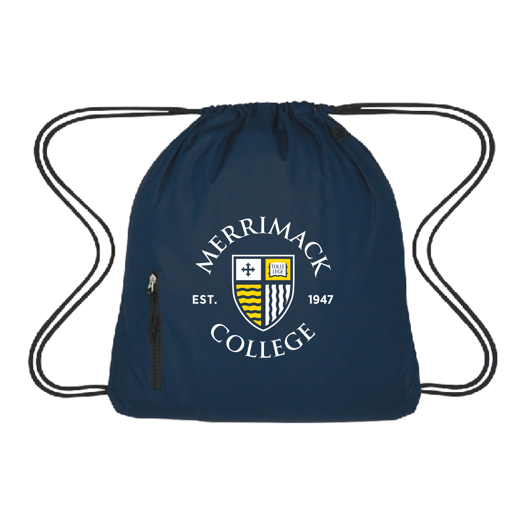 image of: Navy String Bag