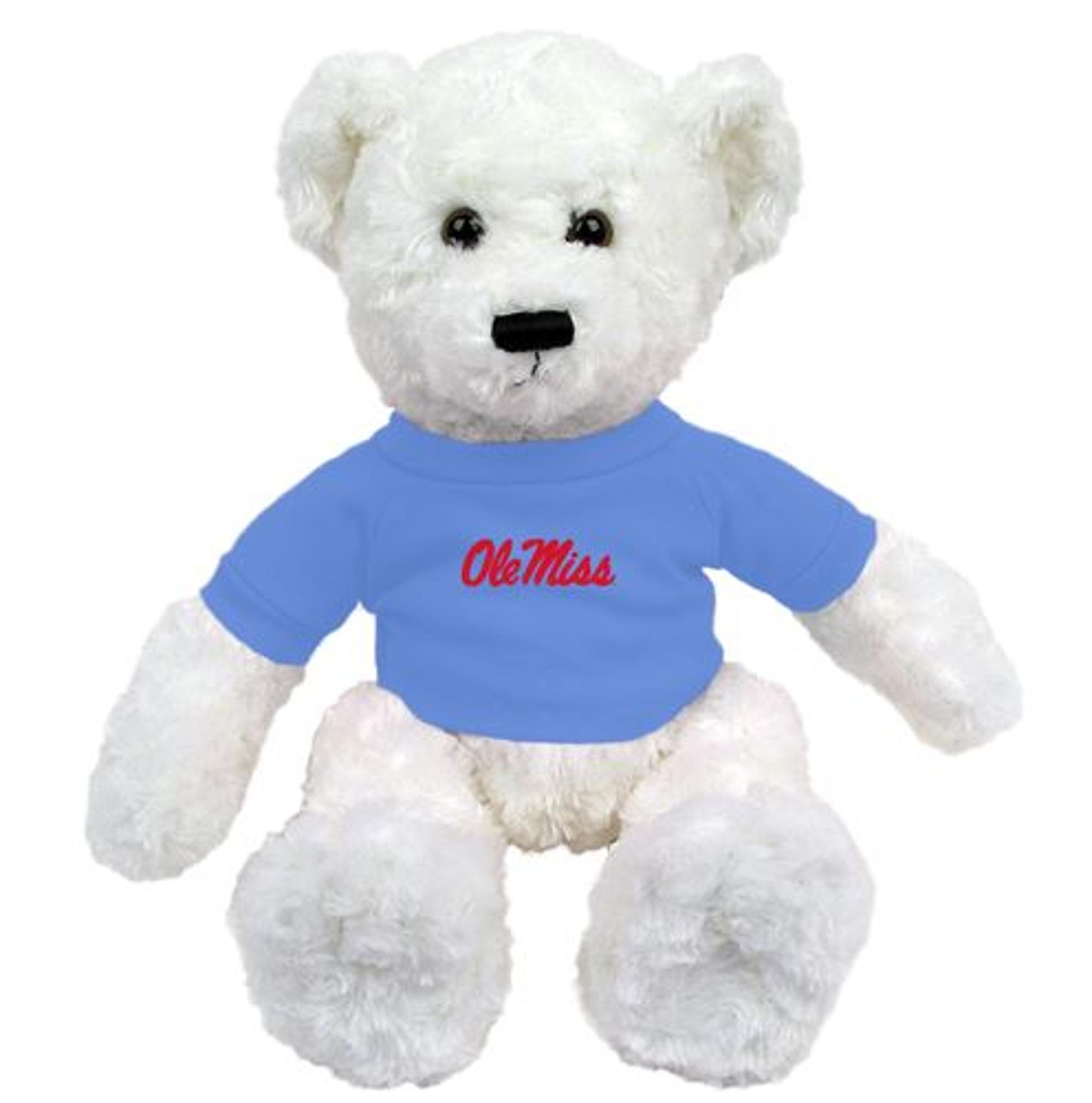 image of: Ole Miss Dexter Bear White 15in