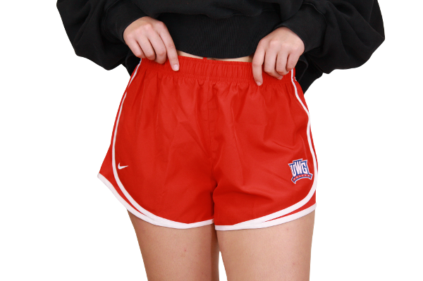 ATHLETICS LOGO NIKE TEMPO SHORT; $44.99