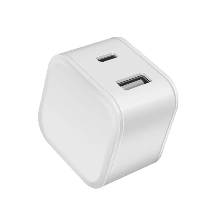 image of: Tech Trendz Dual USB Wall Adapter, White
