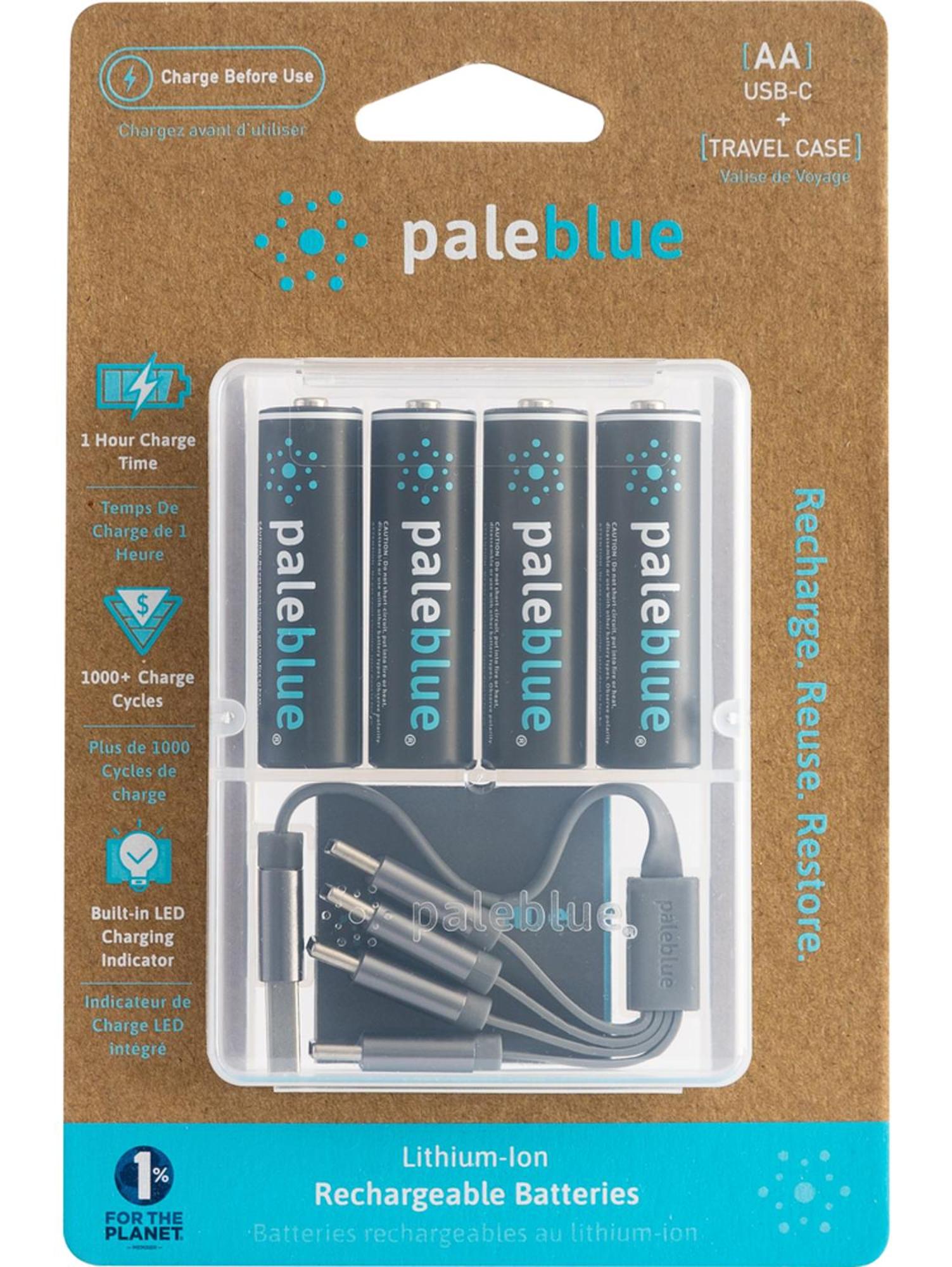 Product image 1 of 1 for Paleblue Lithium Ion Rechargeable AA Batteries 4Pk