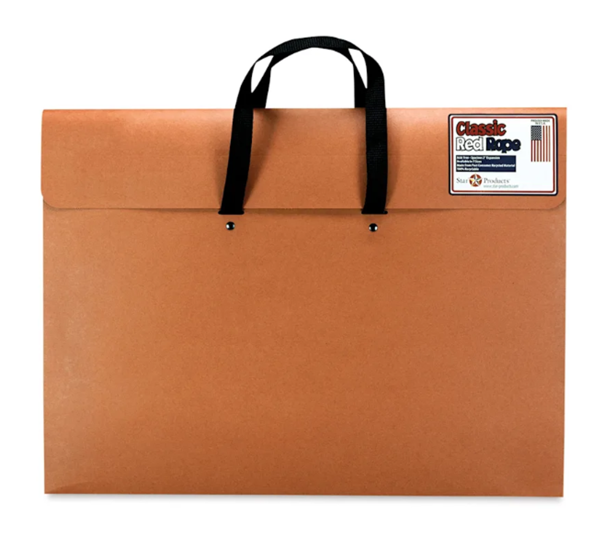 image of: Star Products Wallet Portfolio, 23" x 31" x 2", Red, With Handles