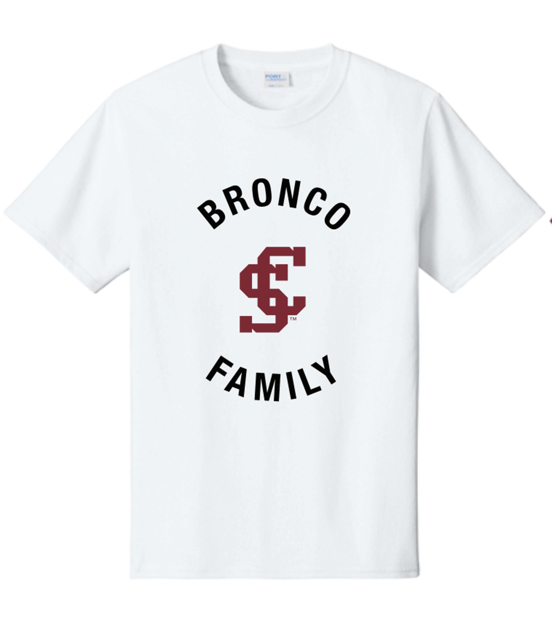 Product image 3 of 3 for SCU Bronco Family Core Cotton Tee