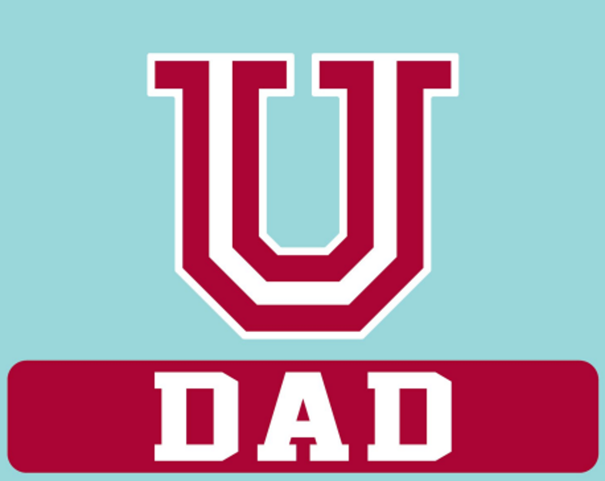 image of: Union University Dad Perfect Cut Decal