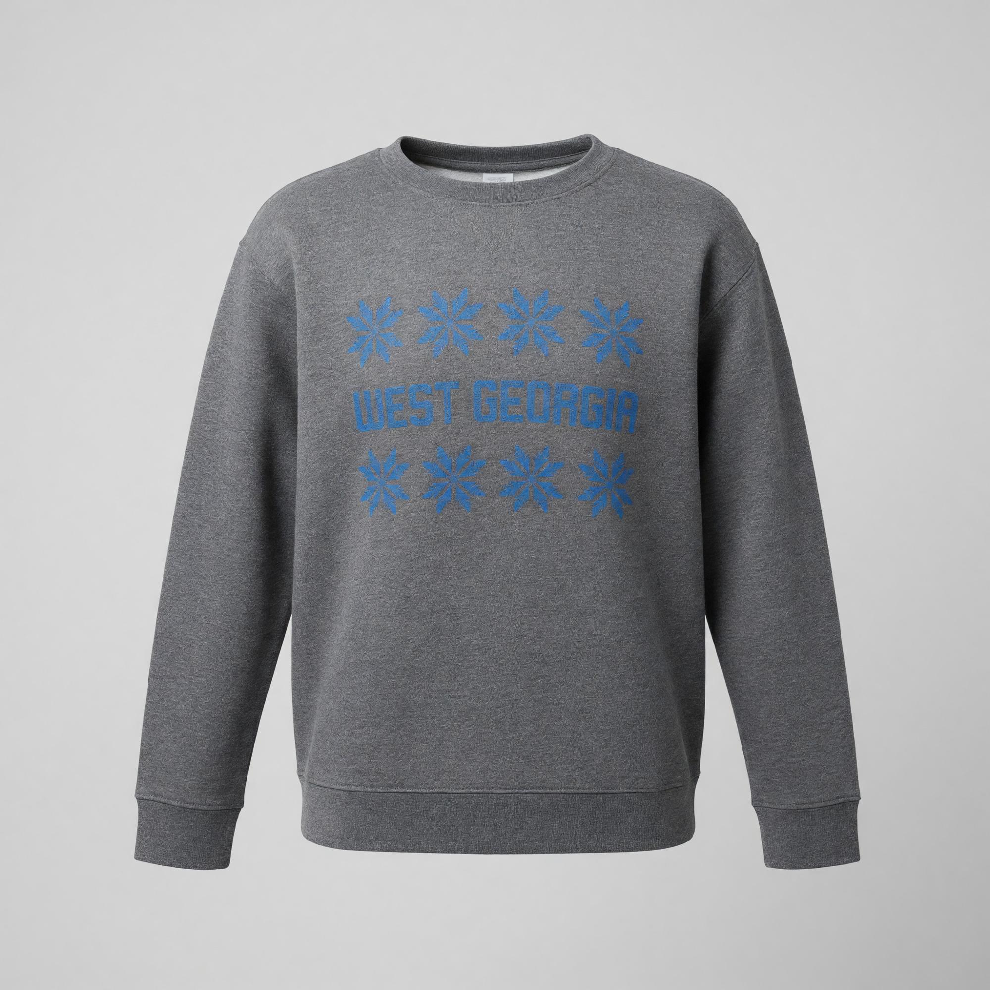 Variant 2 of 4 for UWG WINTER WEST SWEATSHIRT – YOUTH APPAREL – HEATHER GRAY