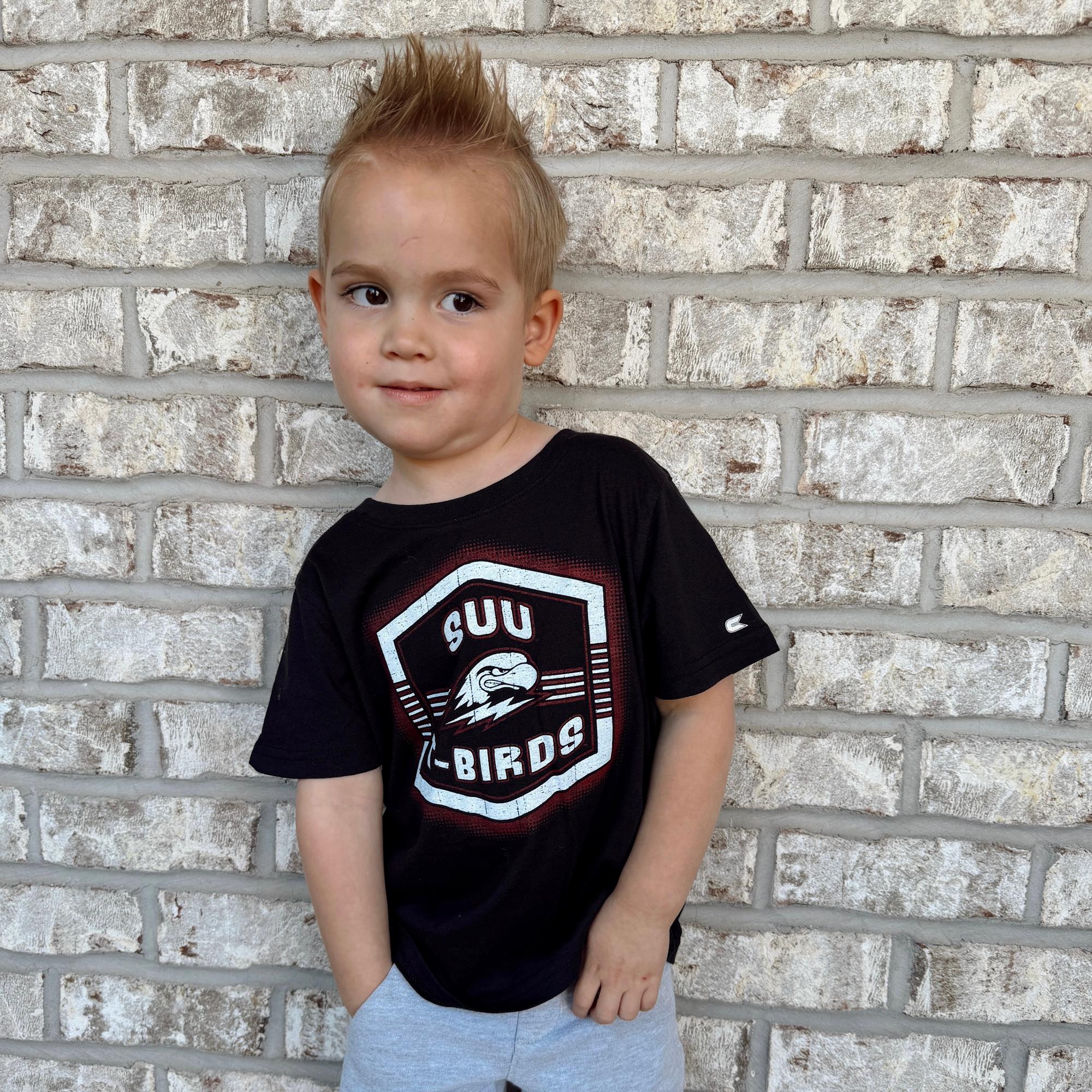 image of: Colosseum Toddler Tee Black SUU/T-BIRDS