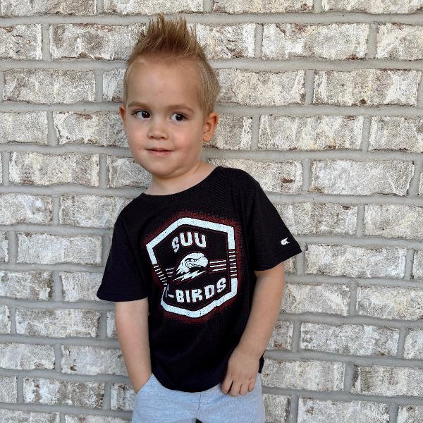 Colosseum Toddler Tee Black SUU/T-BIRDS; $22.00