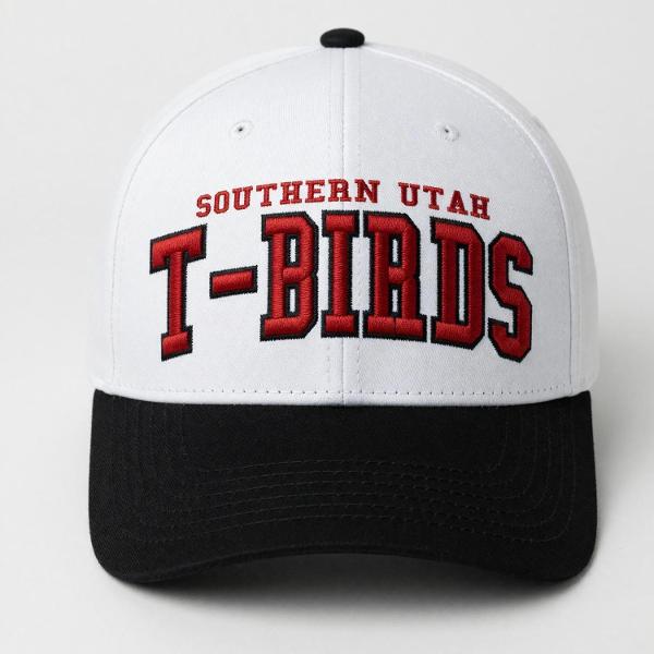 CAPX HAT WHITE/BLACK T-BIRDS; $32.00