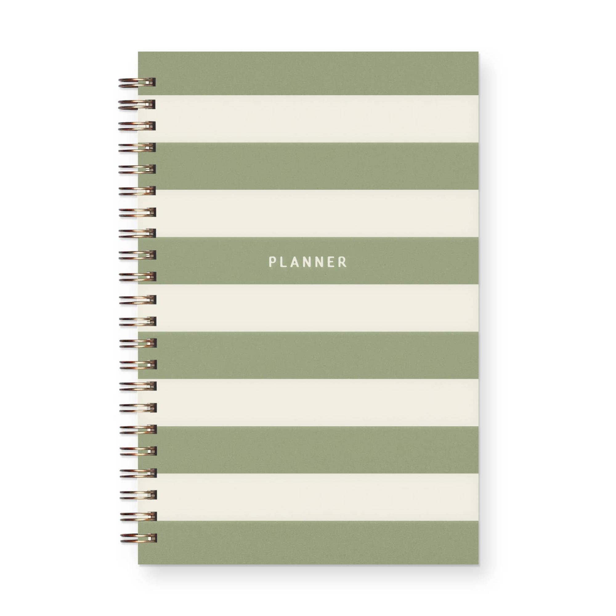 Product image 1 of 1 for Striped Undated Weekly Planner Journal