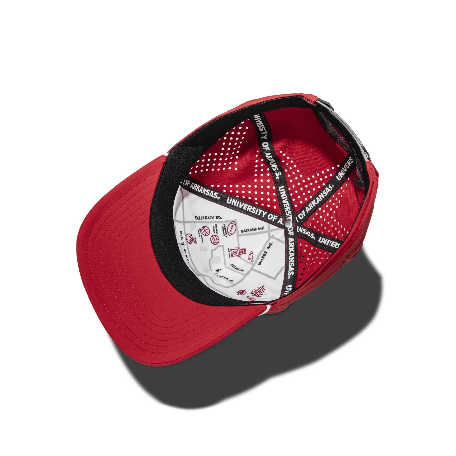 Product image 2 of 3 for Arkansas Razorbacks Cardinal Apex Hat