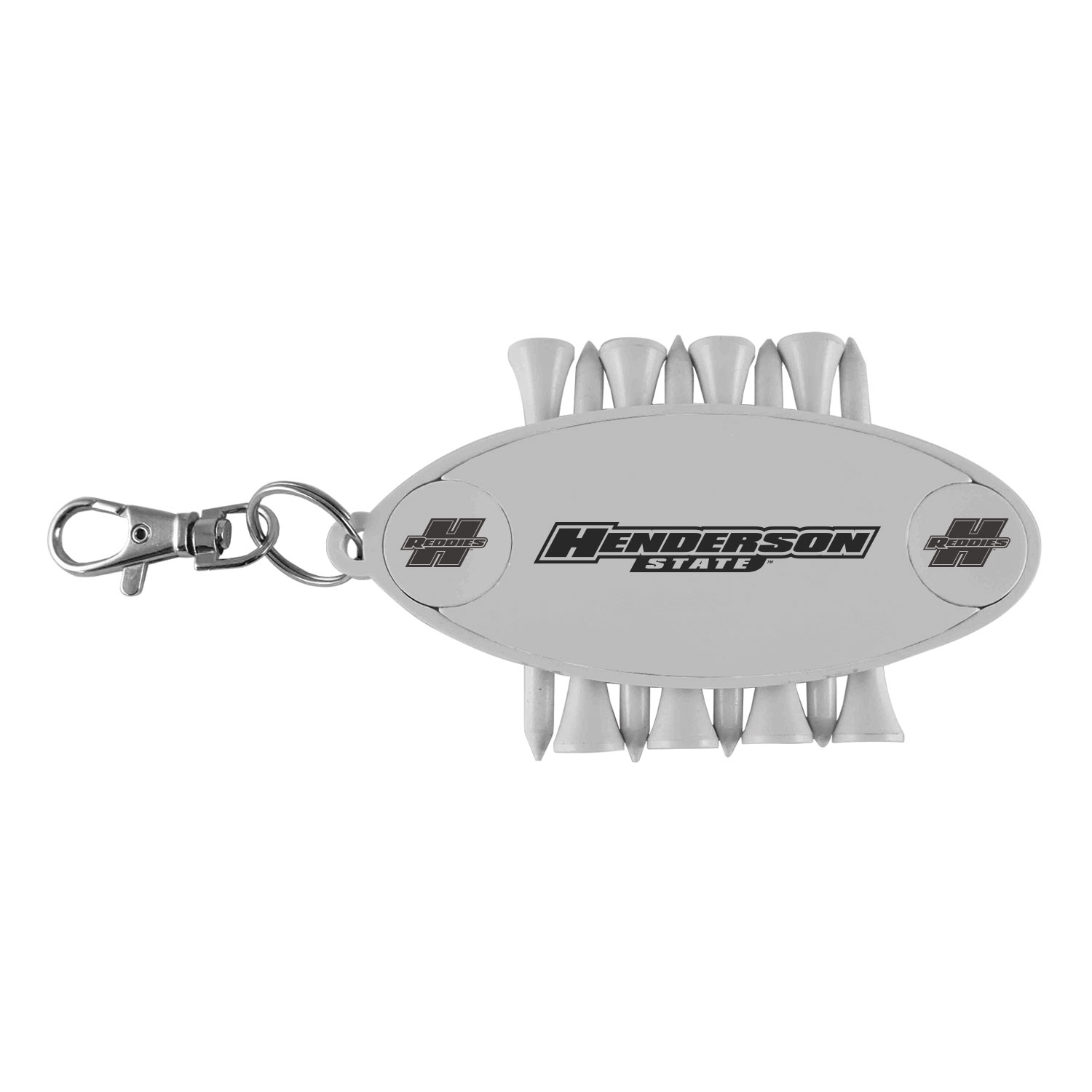 image of: Henderson State Reddies Golf Ball Marker and Tees Bag Tag