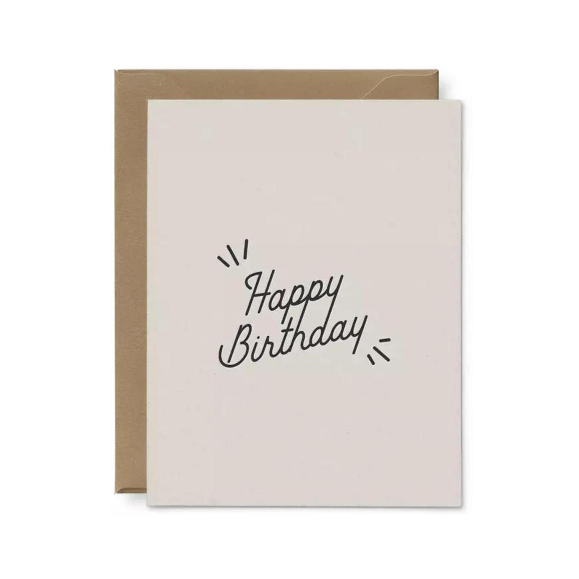 Product image 1 of 1 for Happy Birthday Lines Greeting Card