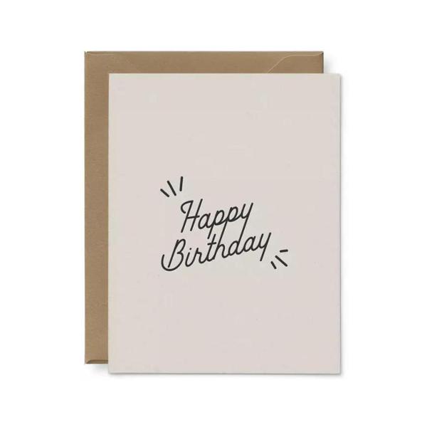 Happy Birthday Lines Greeting Card; $7.98