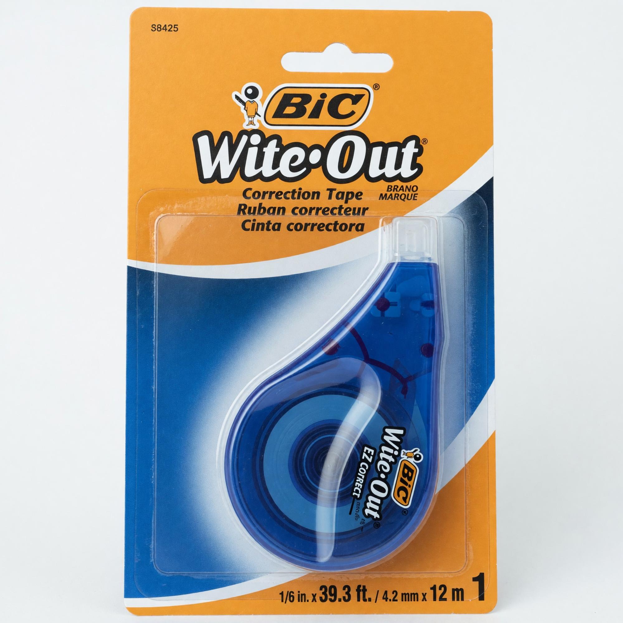 Product image 1 of 1 for BIC Wite-Out Brand EZCorrect Correction Tape - White .17inx39.3ft 1Pk BP