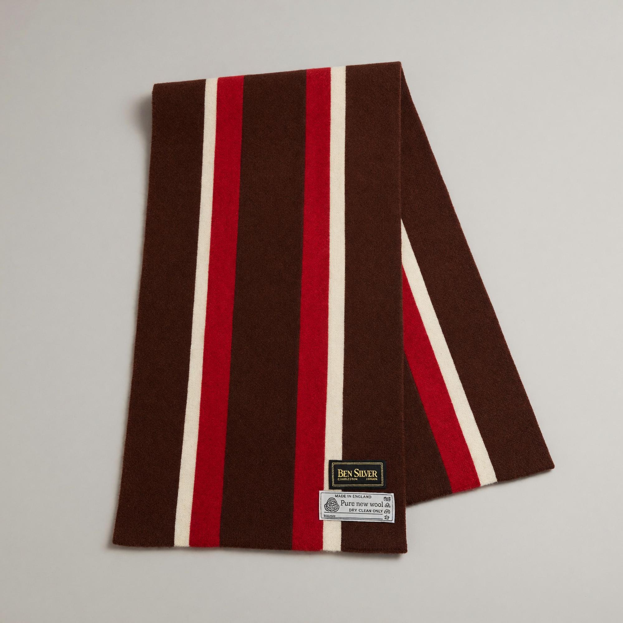Product image 1 of 1 for Wool Scarlet & Brown Scarf