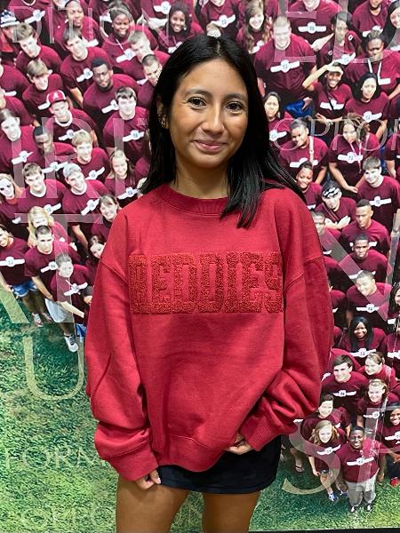 Reddies Post Grad Chenille Old School Crew; $64.99