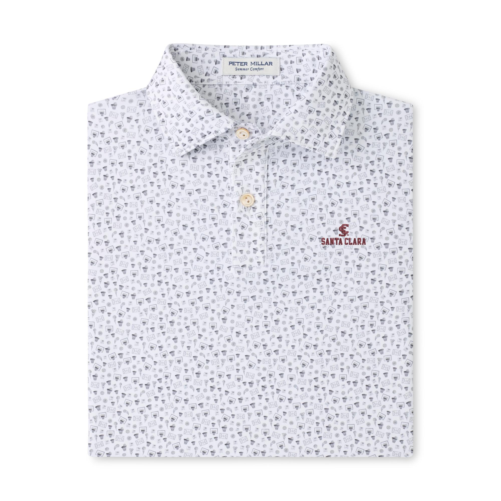 Product image 1 of 1 for Santa Clara Broncos Peter Millar Youth Buzzer Beater Performance Jersey Polo