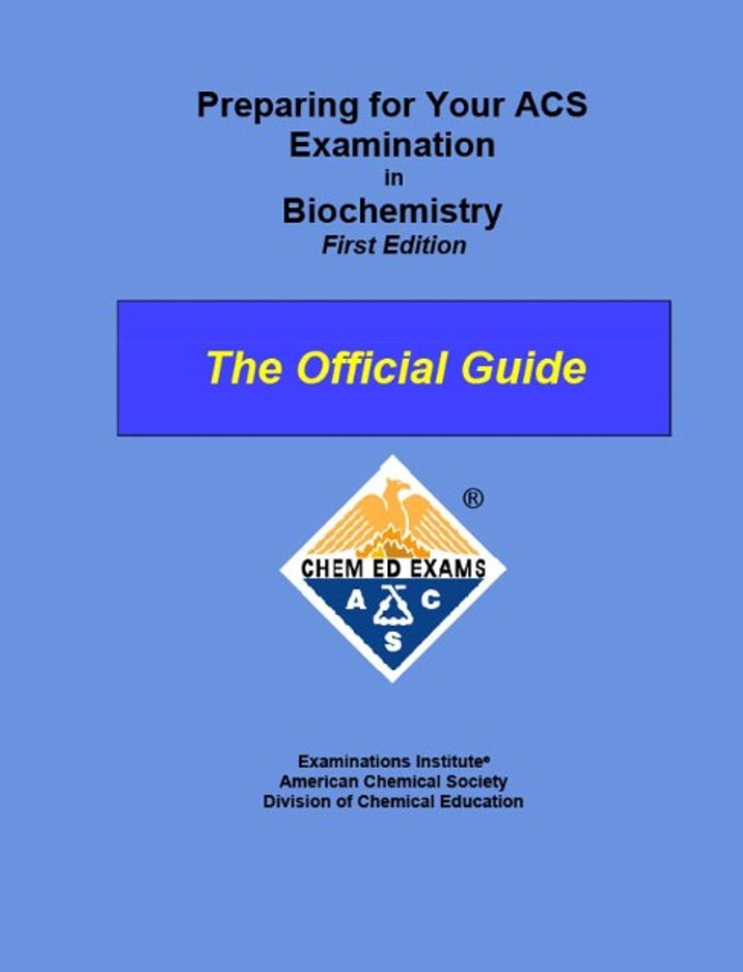 Cover image for Preparing for Your ACS Exam in GENERAL BIOCHEMISTRY
