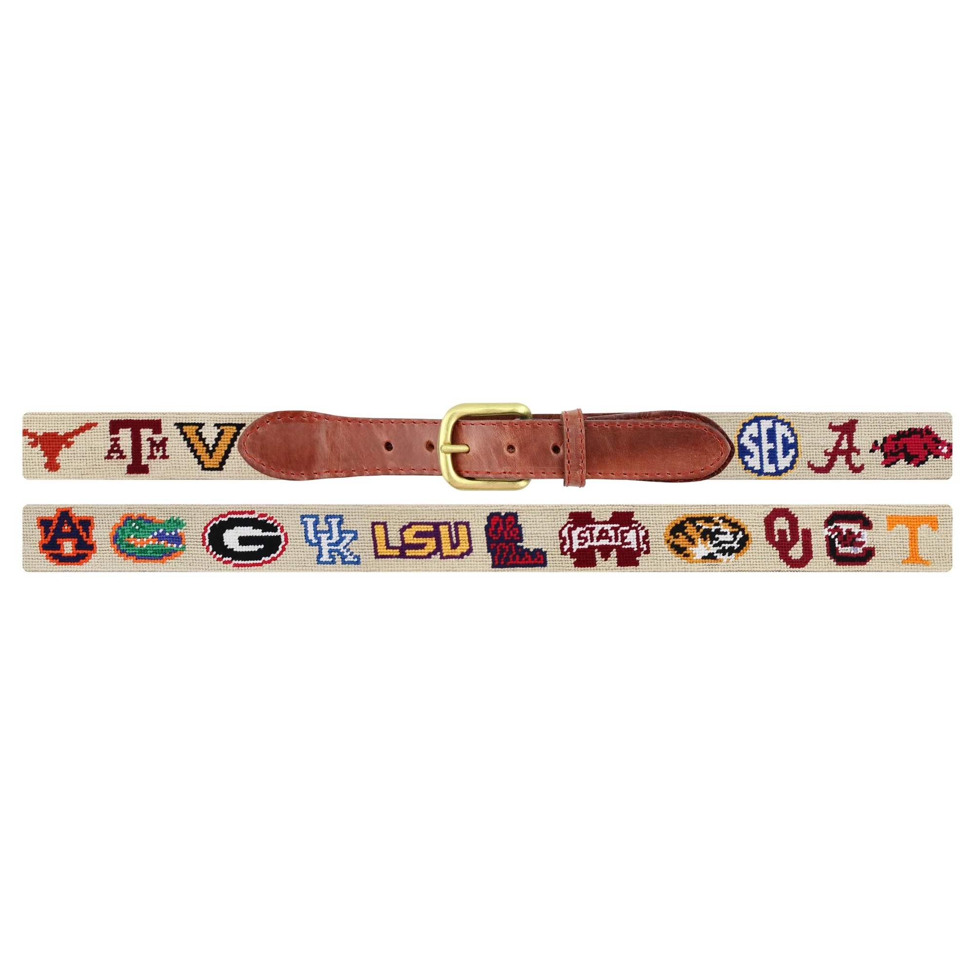 image of: Smathers and Branson SEC Needlepoint Belt