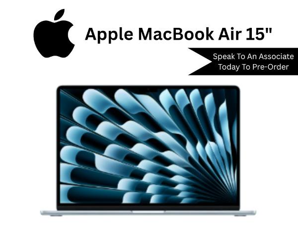 Apple  MacBook  Air - Silver 15", M4; $1099.00