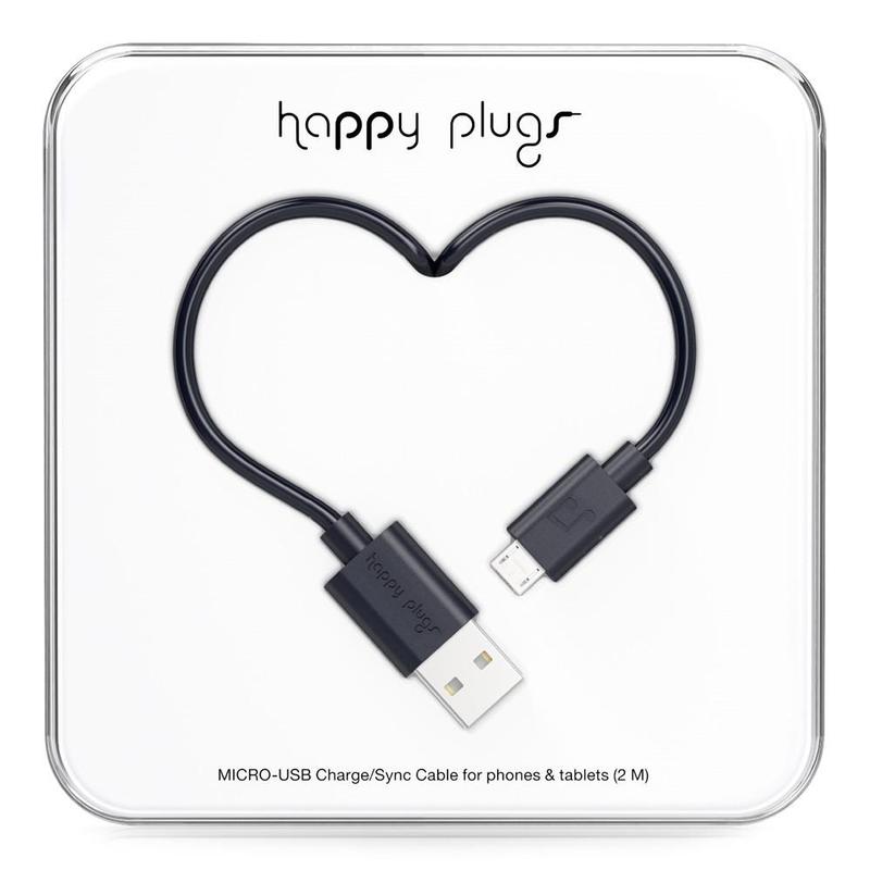image of: Happy Plugs Micro USB to USB Charge and Sync Cable