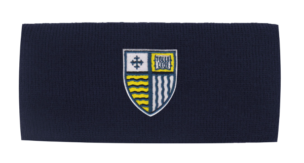 Navy Polar Shield Earband; $18.99