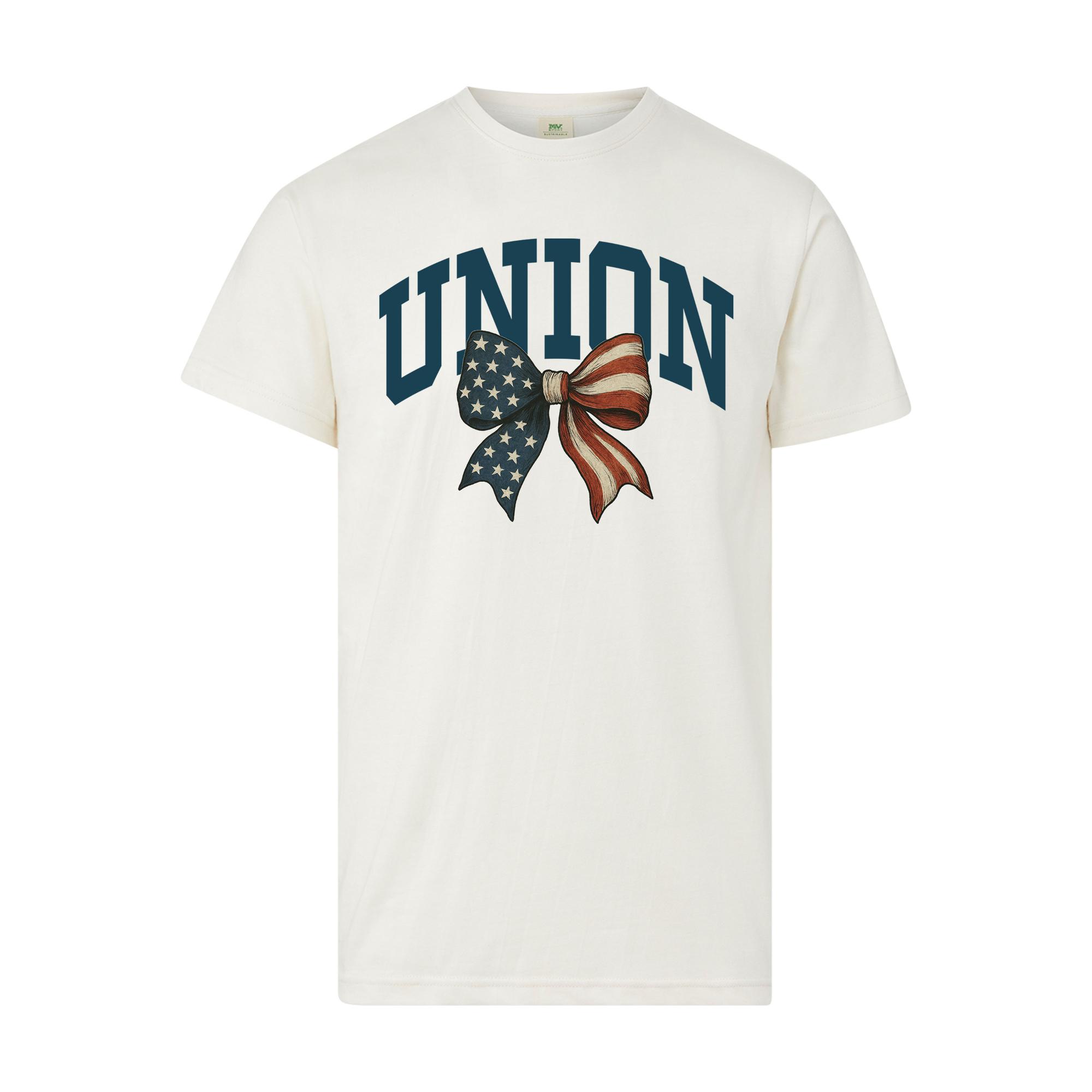 Product image 1 of 1 for Union Patriotic Bow Everest Sustainable Tee