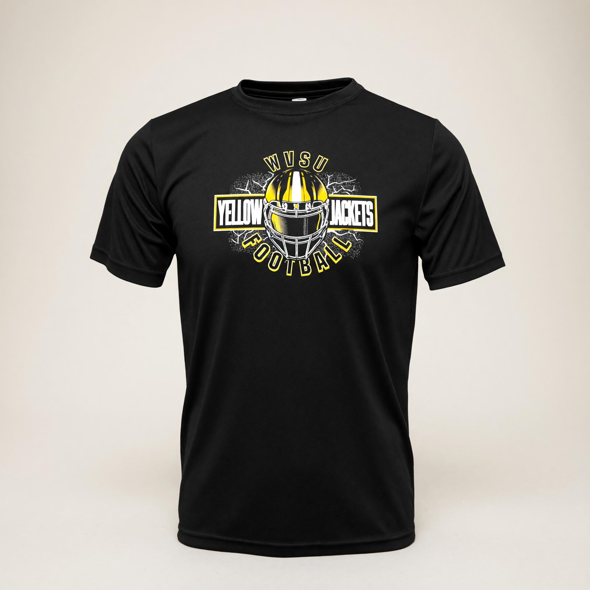 Variant 10 of 12 for Tee - College House Black Performance "Football"