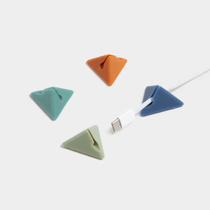 image of: U Brands Tetra Grip Cable Clips, 4 Count