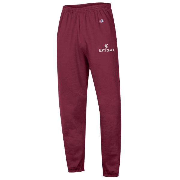 Santa Clara Broncos Champion Powerblend Banded Pant, Garnet; $49.98