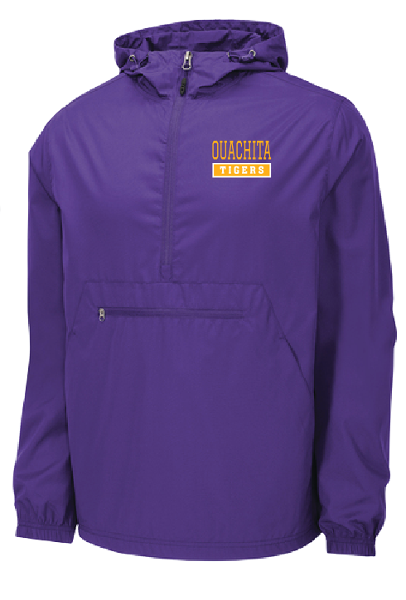 Ouachita Tigers Packable Anorak Rain Jacket; $59.99