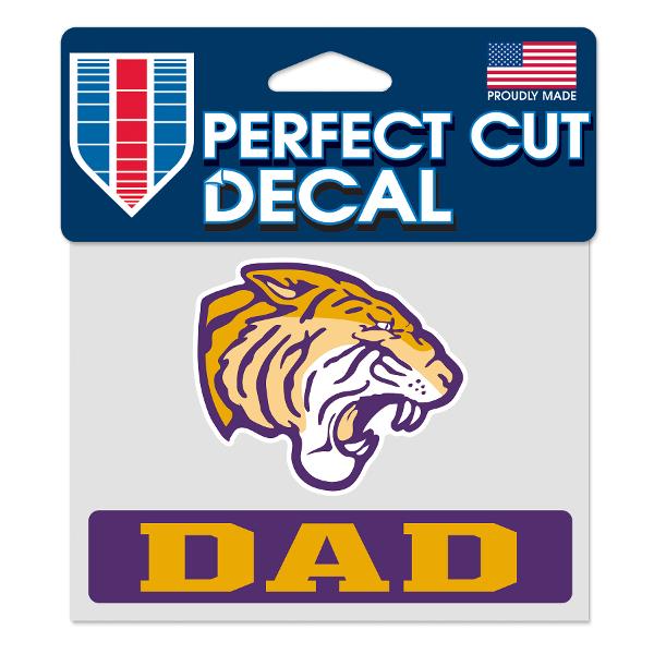 Olivet Nazarene 4in x 5in Dad Decal; $6.99