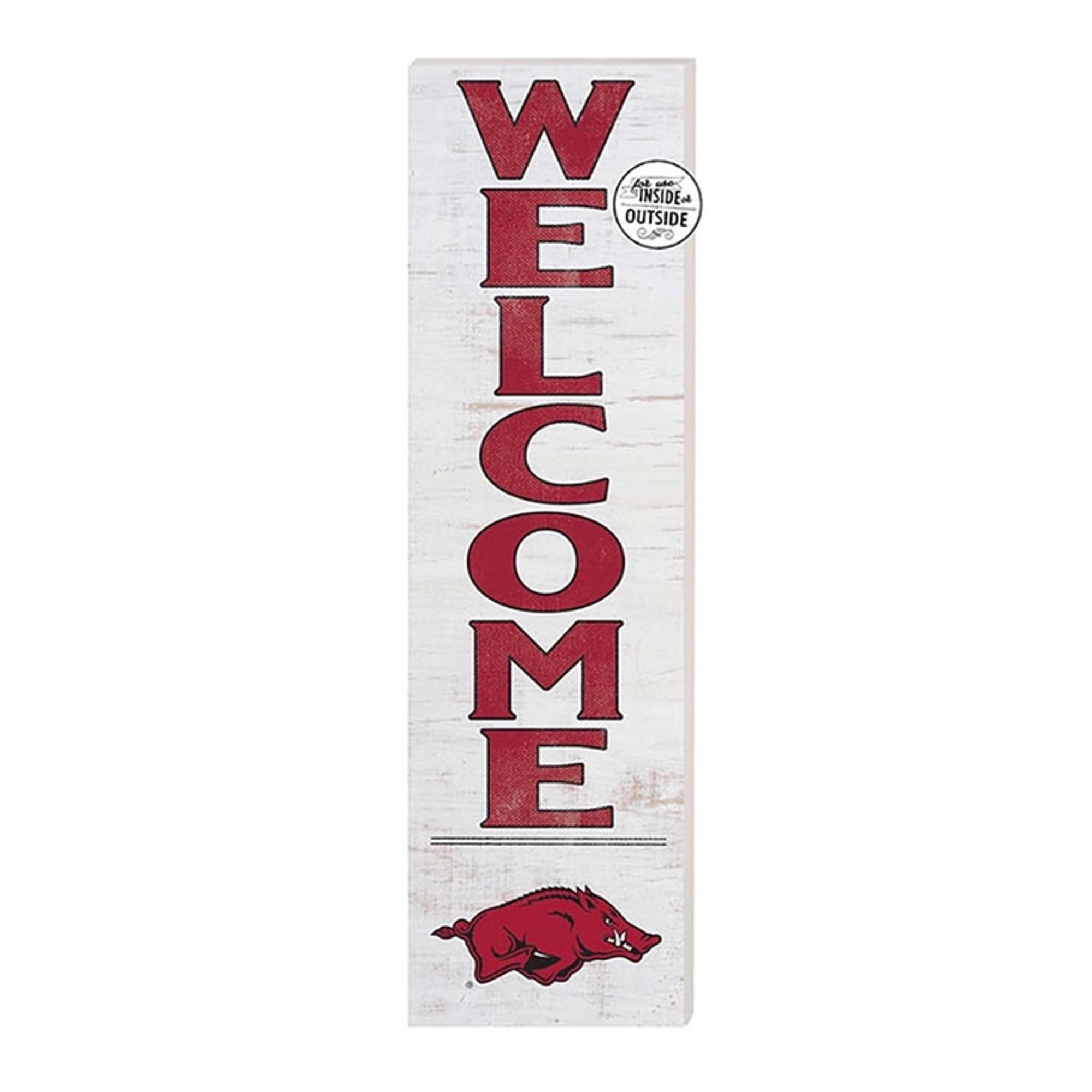 Product image 1 of 1 for Arkansas Razorbacks Indoor/Outdoor Welcome Sign