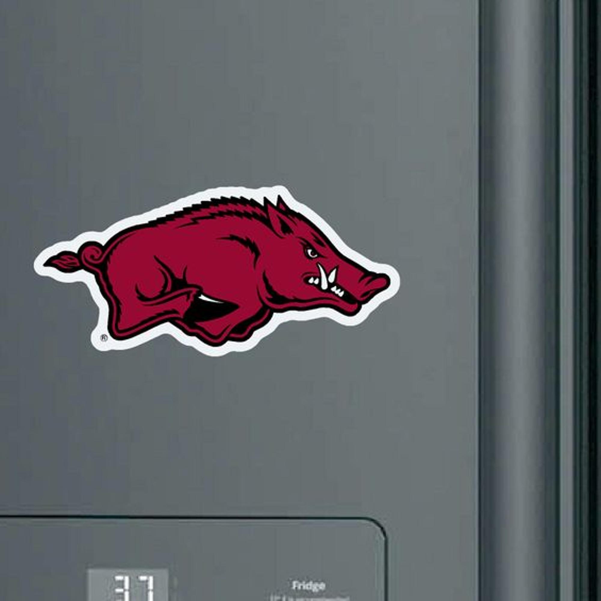 image of: Arkansas Razorback CDI Corp. 4 Inch Running Hog Mini Magnet - Red