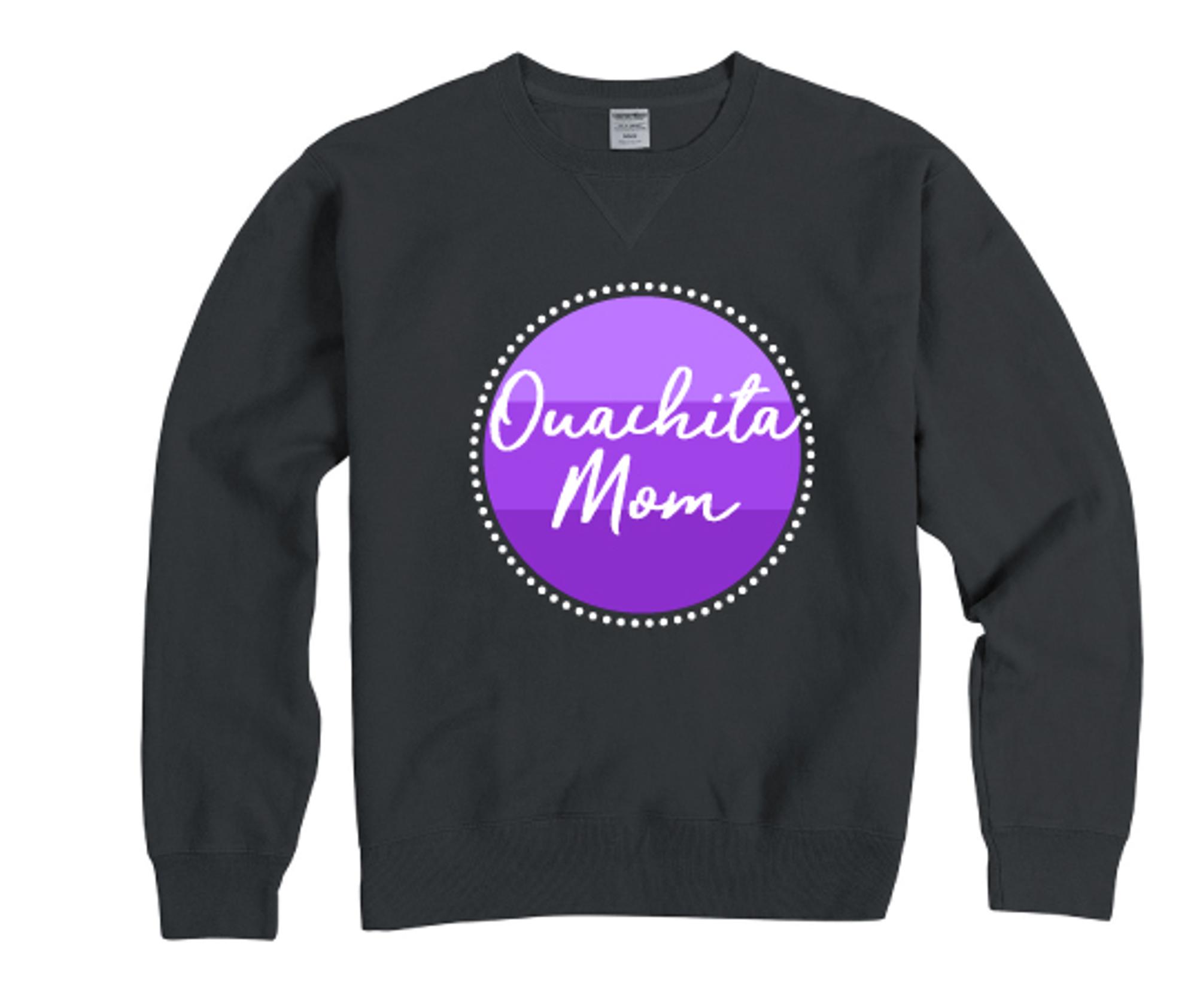 image of: Ouachita Mom ComfortWash Garment Dyed Fleece Sweatshirt