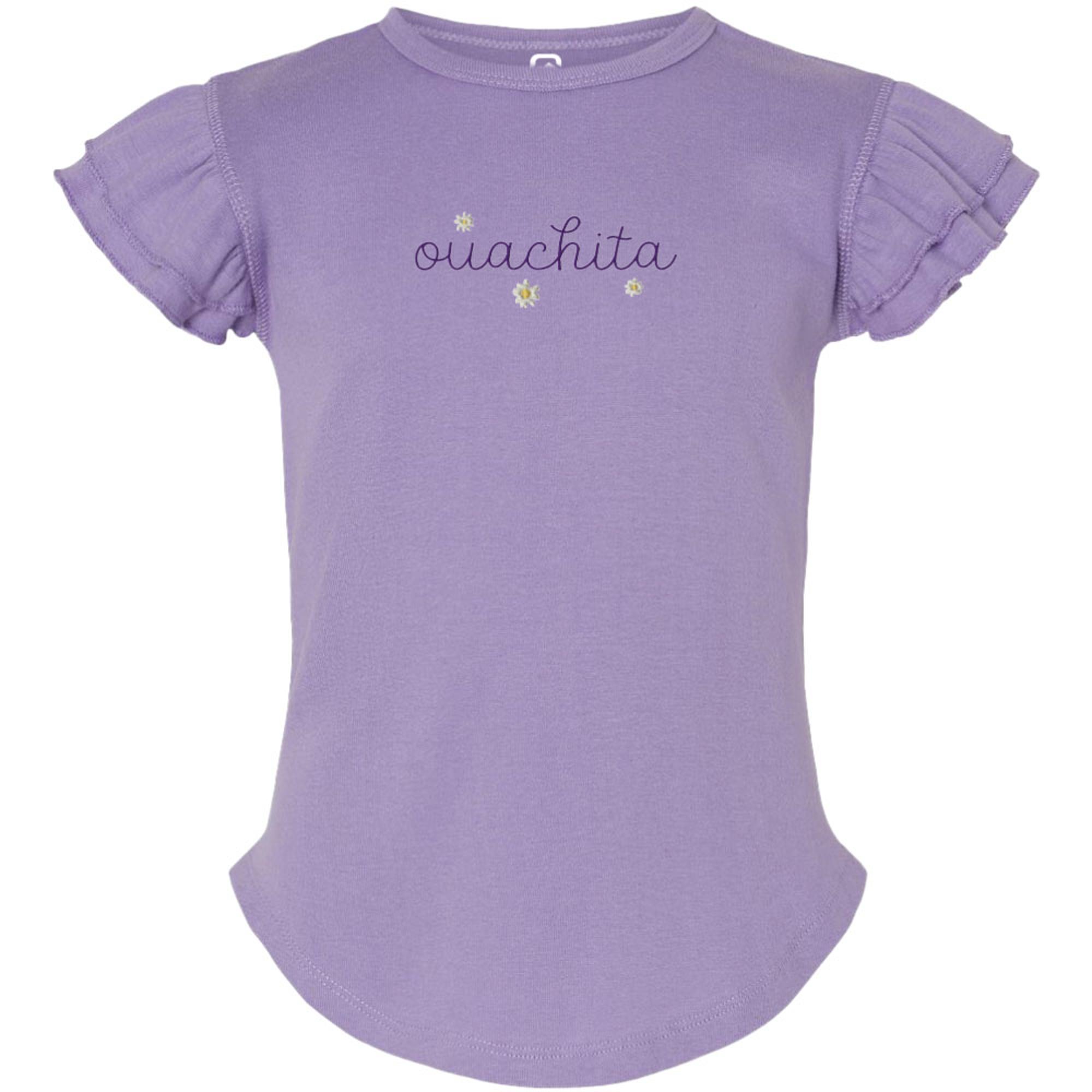 image of: Ouachita Toddler Flutter Sleeve Tee