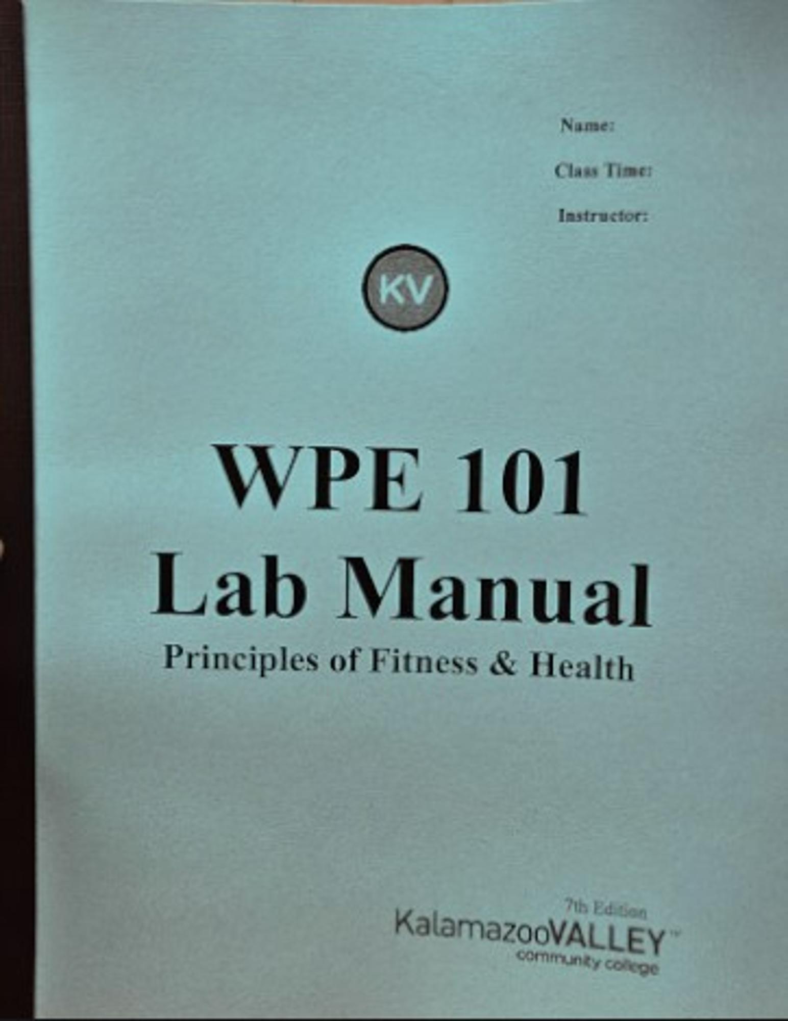 Cover image for NEW WPE 101 COURSEPACK - FALL 2025