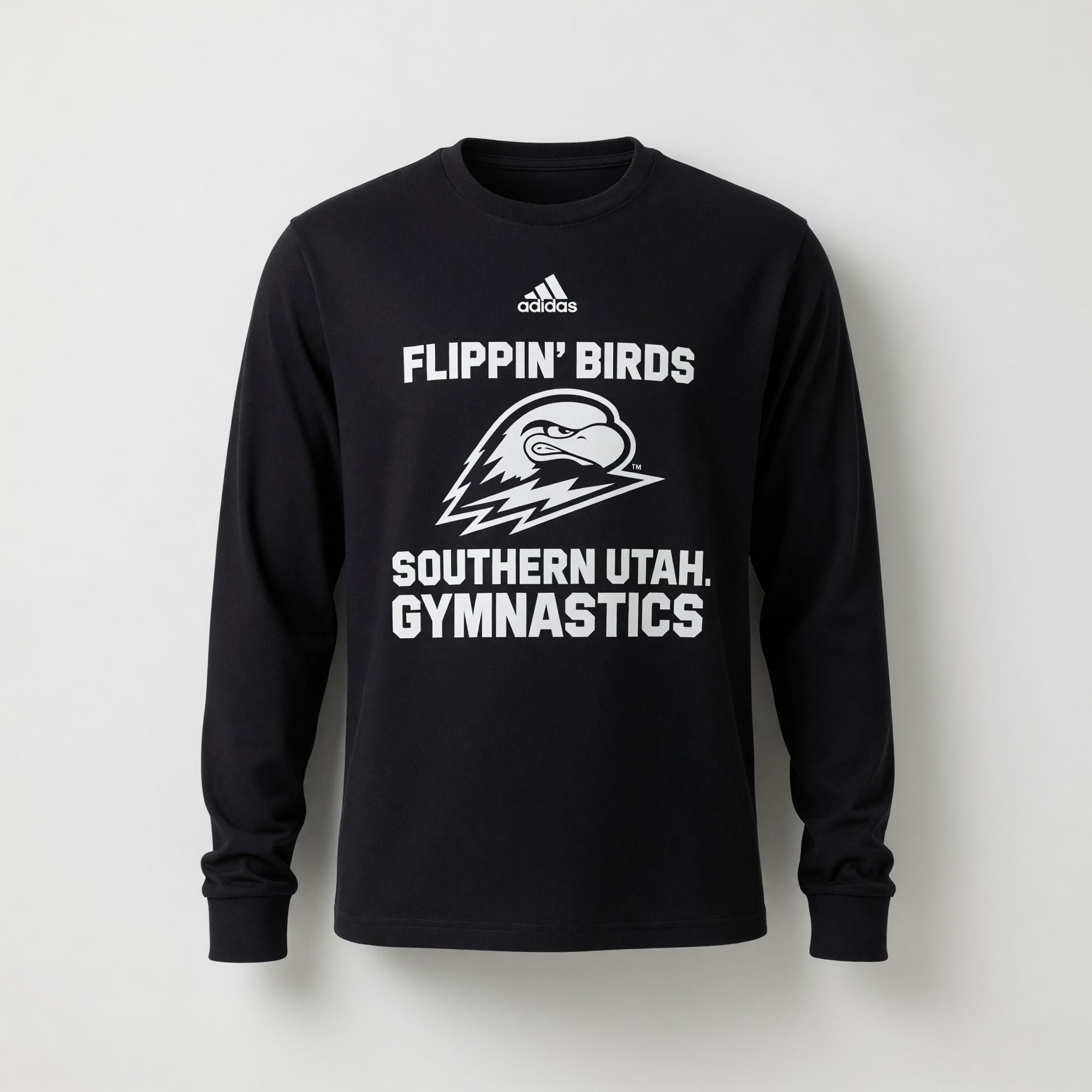 Product image 1 of 2 for Adidas SUU Flippin' Birds Gymnastics Long Sleeve Tee