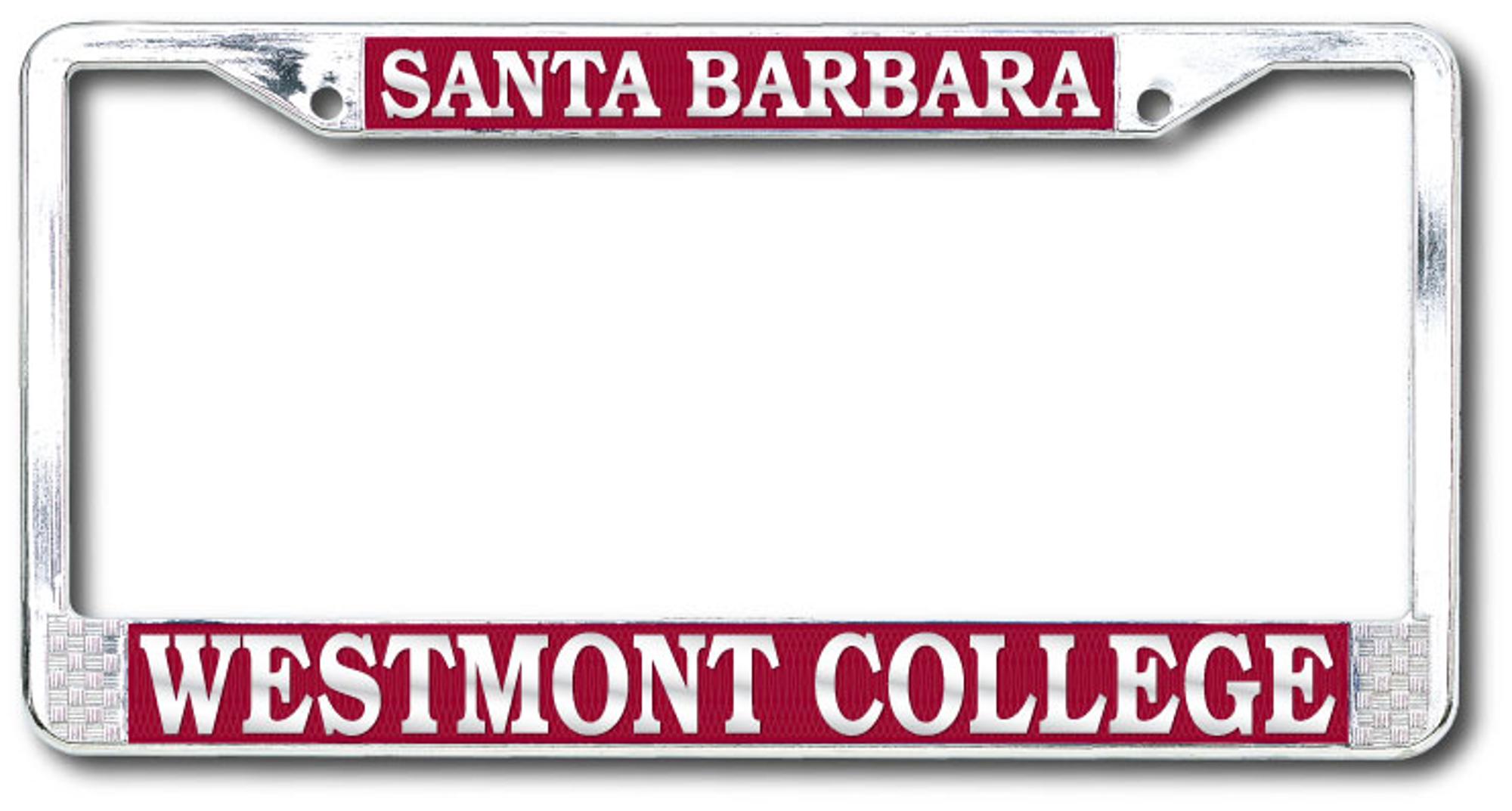 image of: Westmont Santa Barbara License Plate Frame