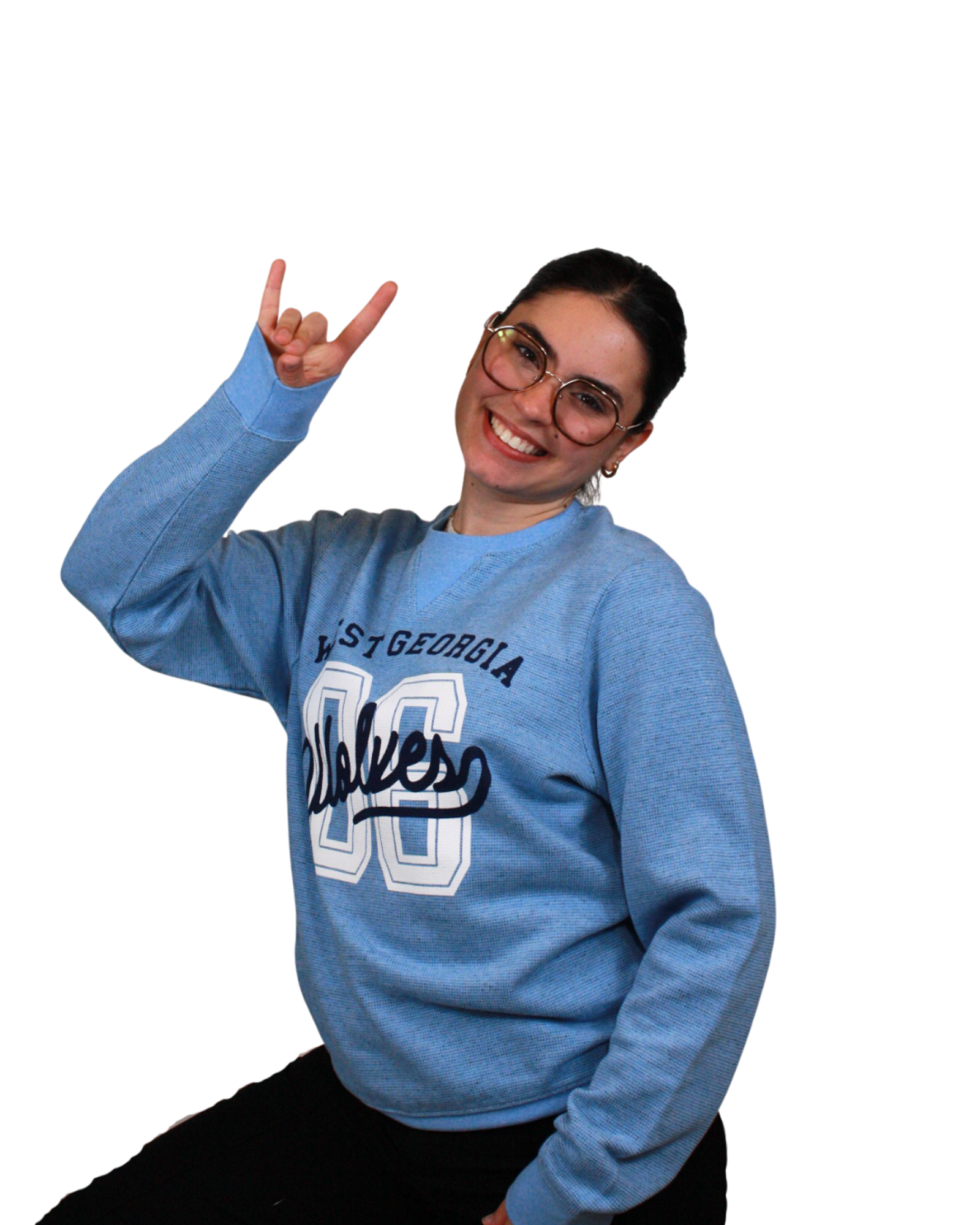 Product image 1 of 2 for WEST GA WOLVES TEXT JAGGER CREW